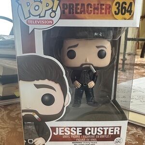 Funko Pop! Preacher Jesse Custer Figure - Black and White